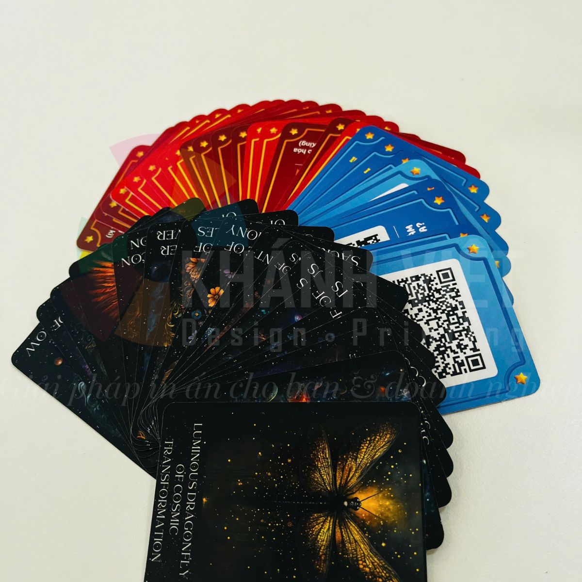 Kích thước và kiểu dáng in thẻ bài tarot