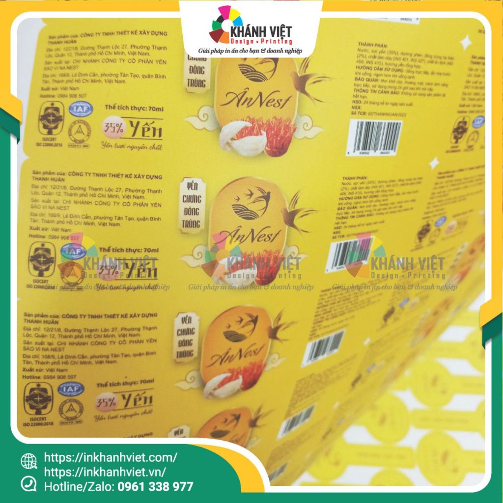 Mẫu tem nhãn yến sào đẹp - 24
