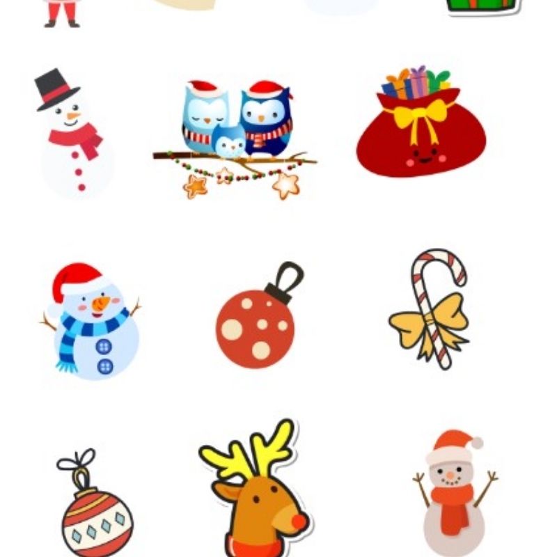 Sticker trang trí noel - 25