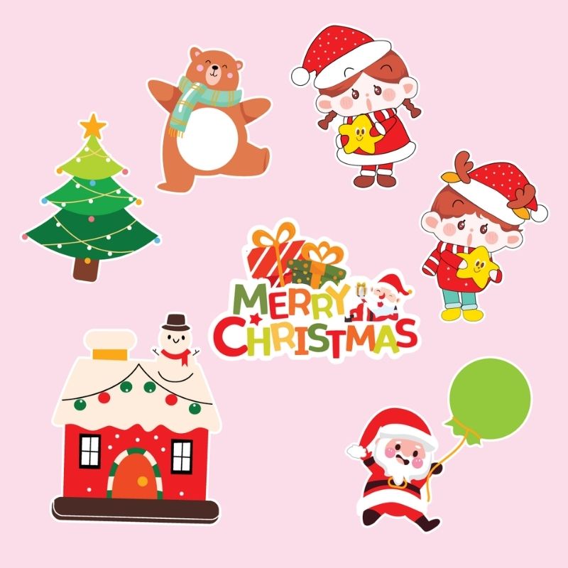 Mẫu sticker giáng sinh đẹp - 2