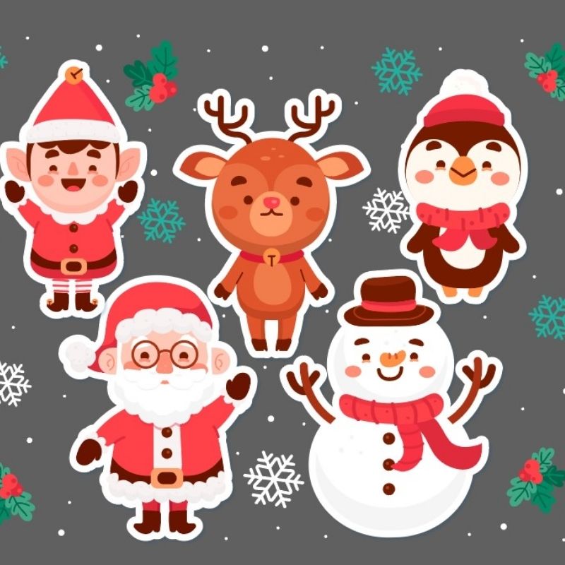 Sticker trang trí noel - 34