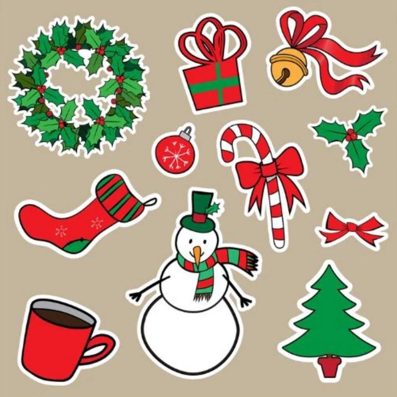 Sticker trang trí noel - 35