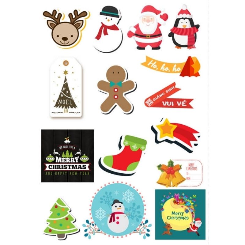 Sticker trang trí noel - 40
