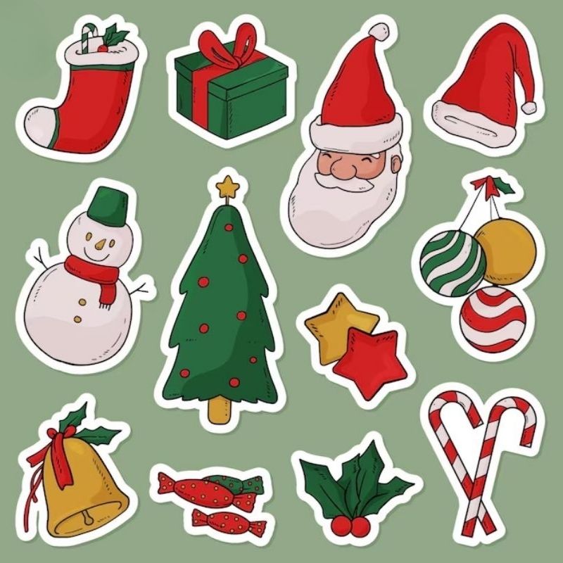 Sticker trang trí noel - 39