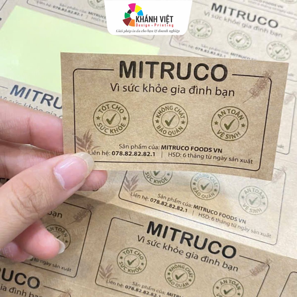 Cần chú trọng điều gì khi đặt in tem mật ong?