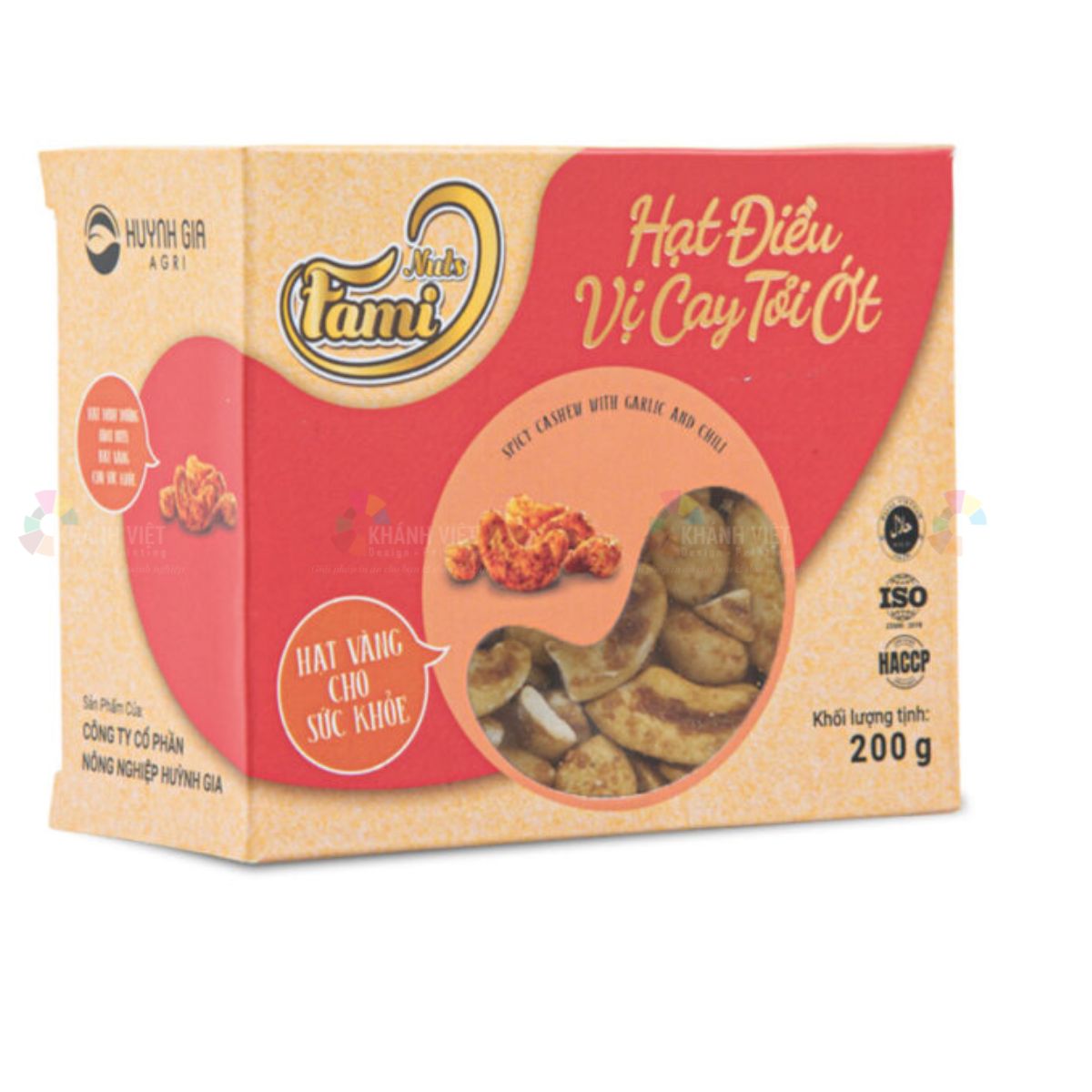 Hộp đựng hạt điều có cửa sổ hình sản phẩm