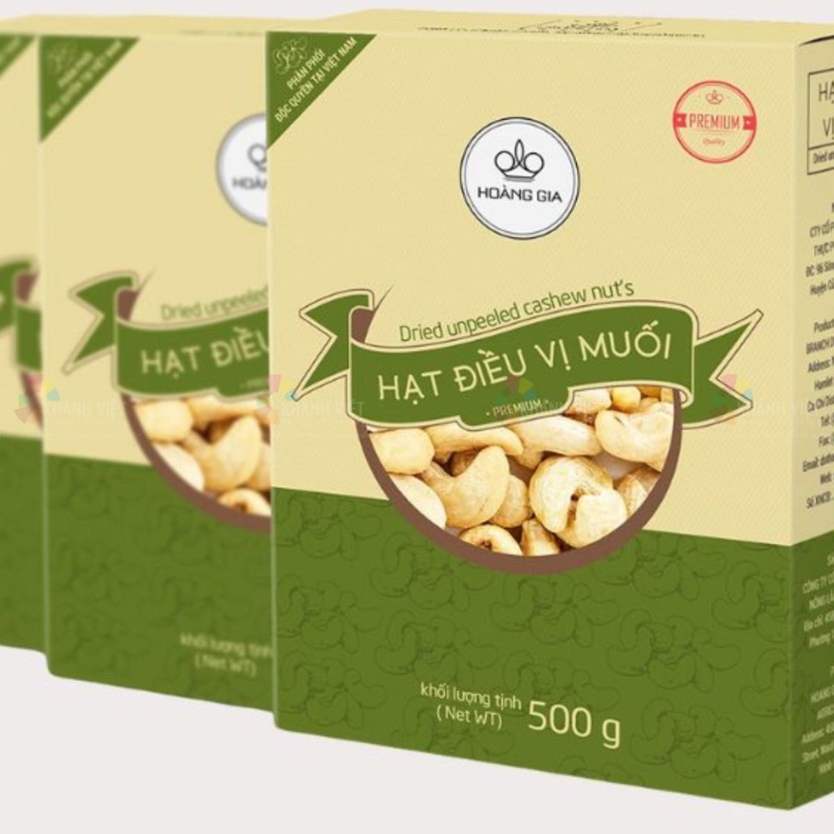 Bo bì đựng hạt điều thiết kế theo yêu cầu