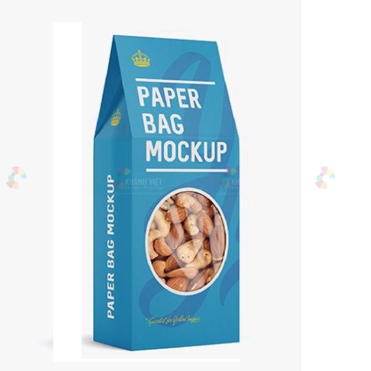 Hộp giấy đựng hạt điều đẹp, độc lạ, ấn tượng