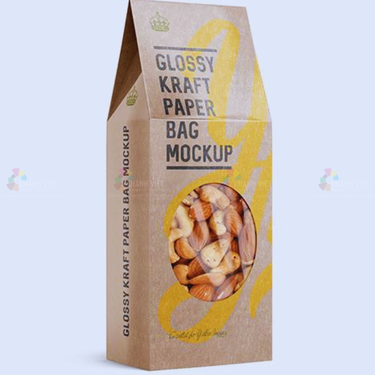 Hộp hạt điều có cửa sổ hình tròn