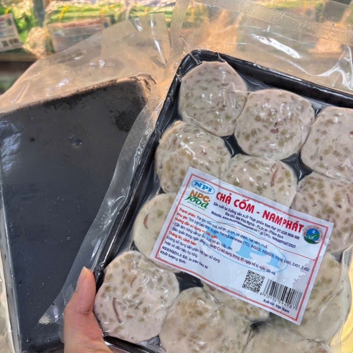 Tem chả cốm nhiều thông tin