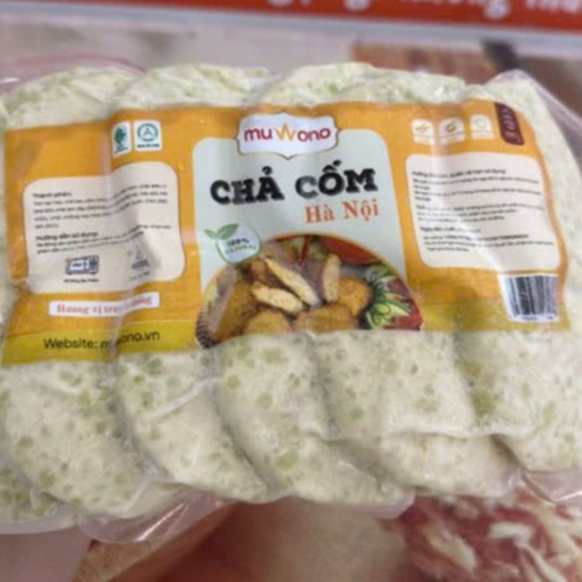 Nhãn dán chả cốm đẹp 