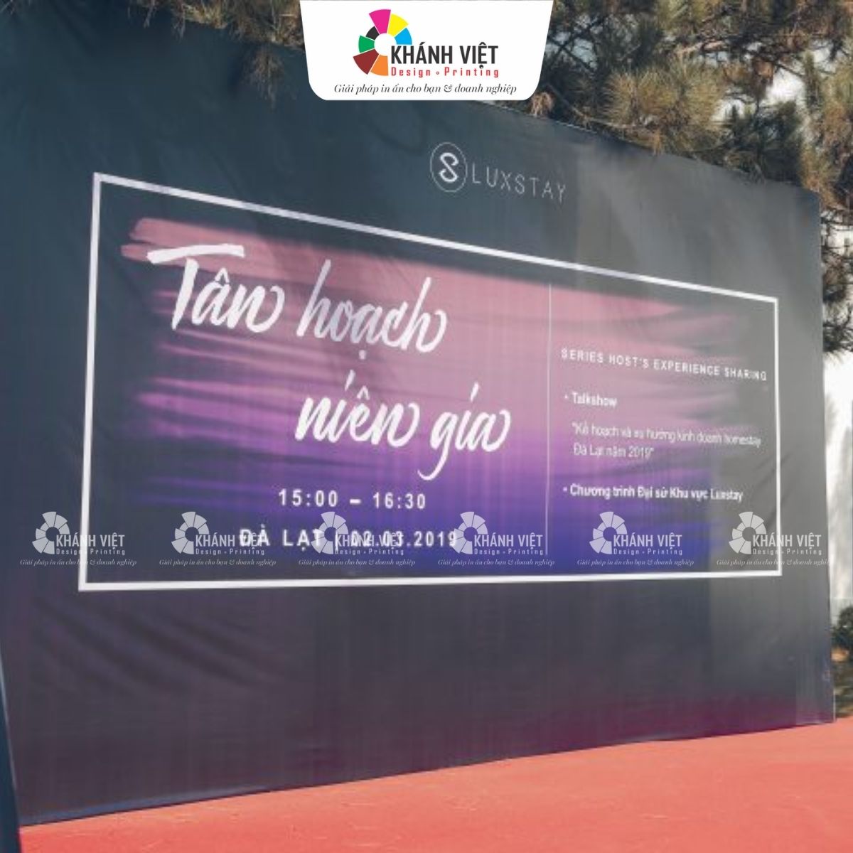 Backdrop đẹp, ấn tượng