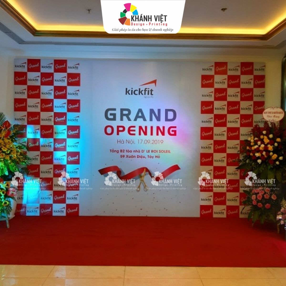 Phông nền khai trương