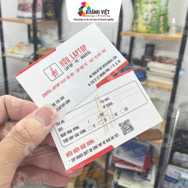 Thẻ bảo hành cho máy tính