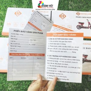 Thẻ bảo hành gấp 2