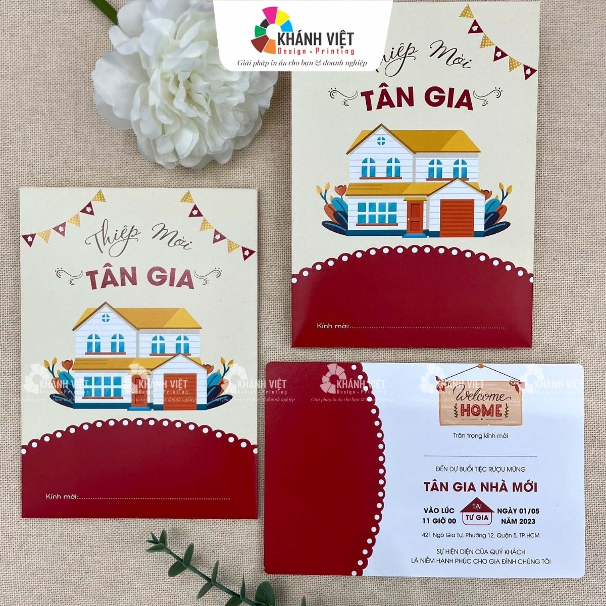 Vai trò của các mẫu thiệp mời tân gia