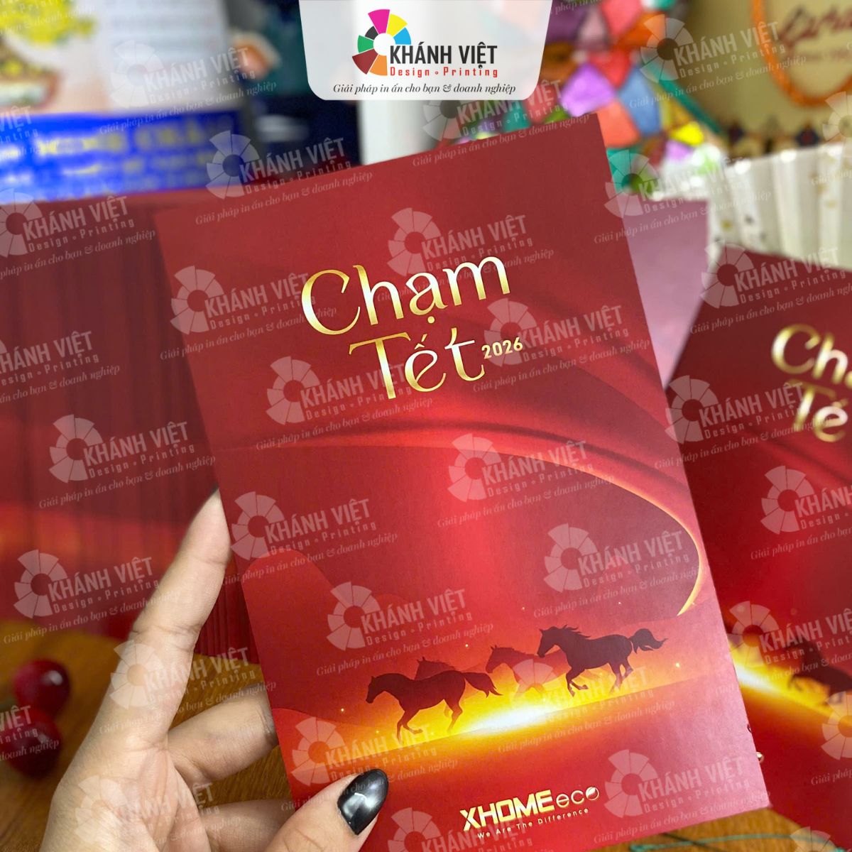 Chất liệu dùng để in thiệp tết bắt mắt