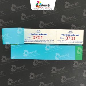 In vé giữ xe