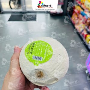 Tem dán trái dừa trong siêu thị