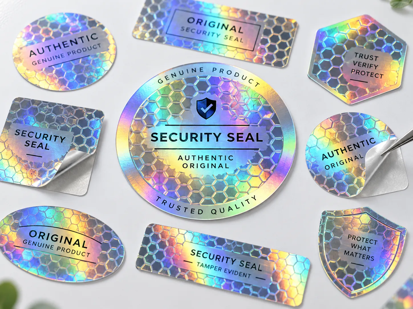 Mẫu tem hologram hình tổ ông