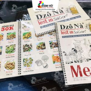 Mẫu menu nhà hàng, quán ăn, quán nhậu đẹp mắt - 10