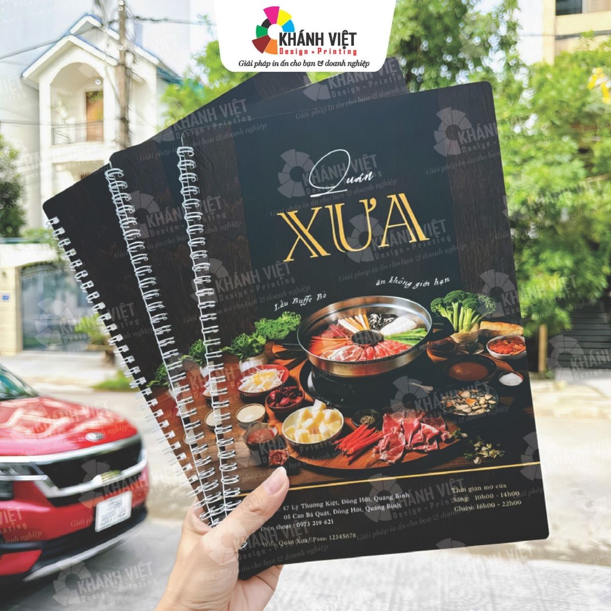 Kiểu dáng của menu nhà hàng được ưa chuộng