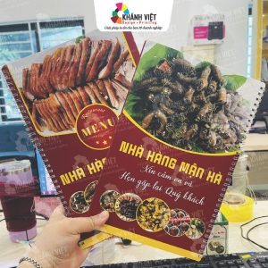 Mẫu menu nhà hàng, quán ăn, quán nhậu đẹp mắt - 19