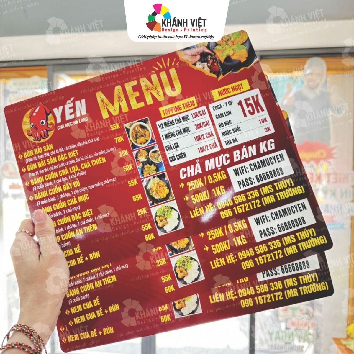 Mẫu menu nhà hàng, quán ăn, quán nhậu đẹp mắt - 3