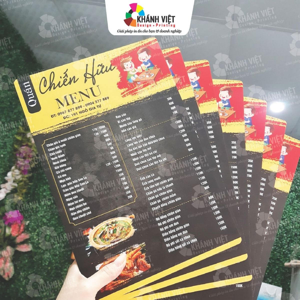 Mẫu menu nhà hàng, quán ăn, quán nhậu đẹp mắt - 4