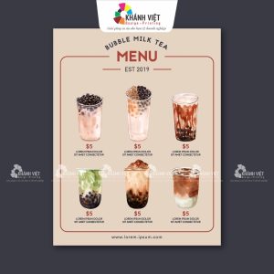 Menu độc đáo cho các quán trà sữa - 12