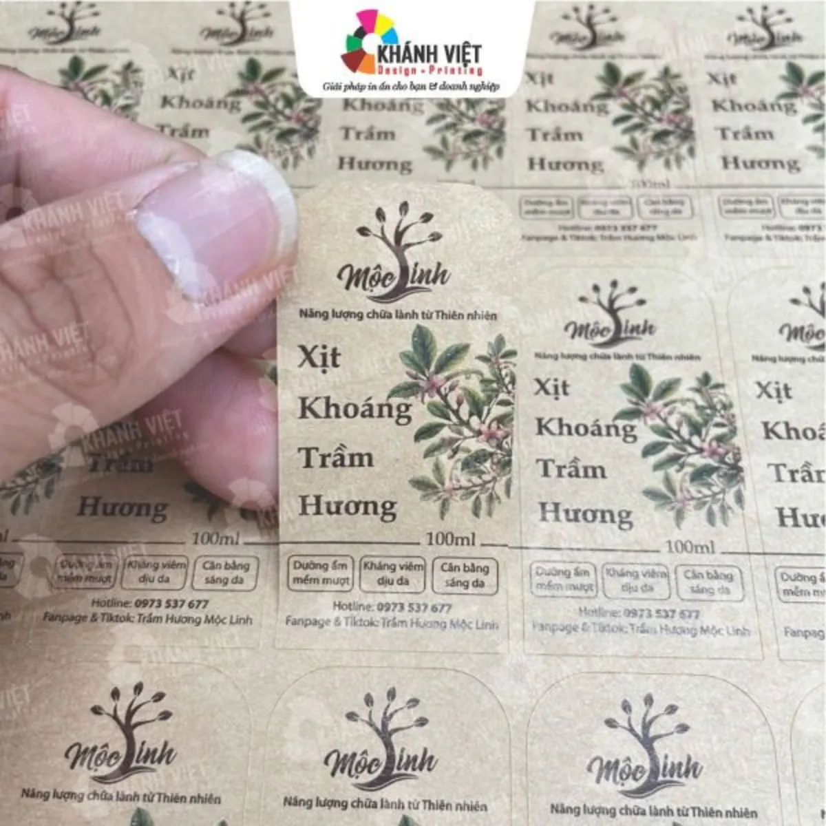 Nhược điểm khi in tem nhãn mỹ phẩm chất liệu rẻ