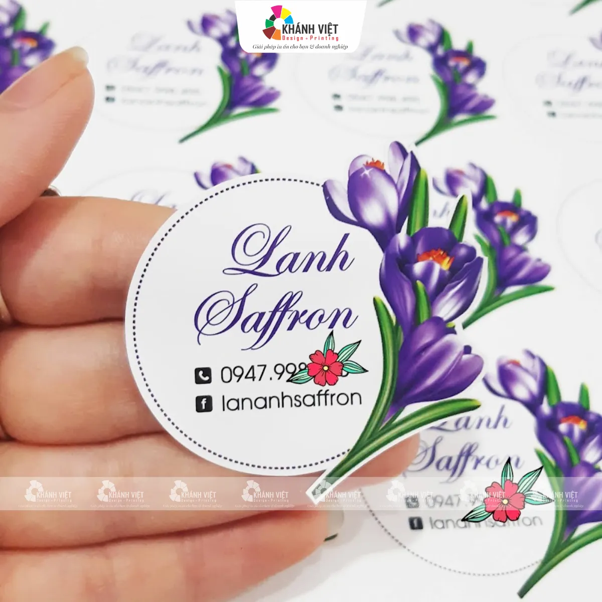 Decal đế trắng