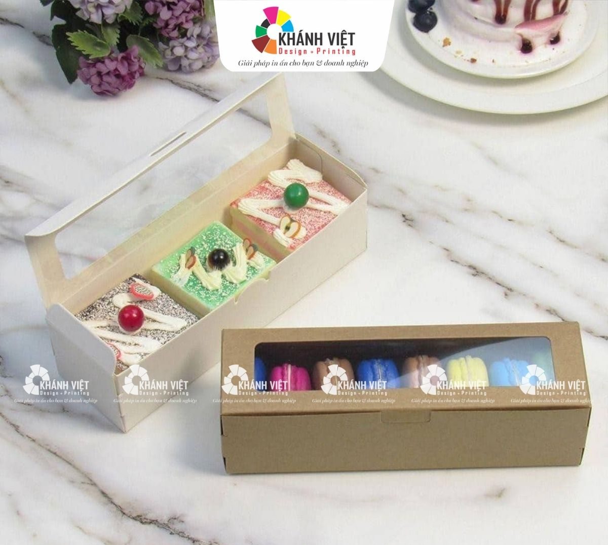 Hộp bánh macaron đẹp, nhiều kiểu dáng bắt mắt - 12