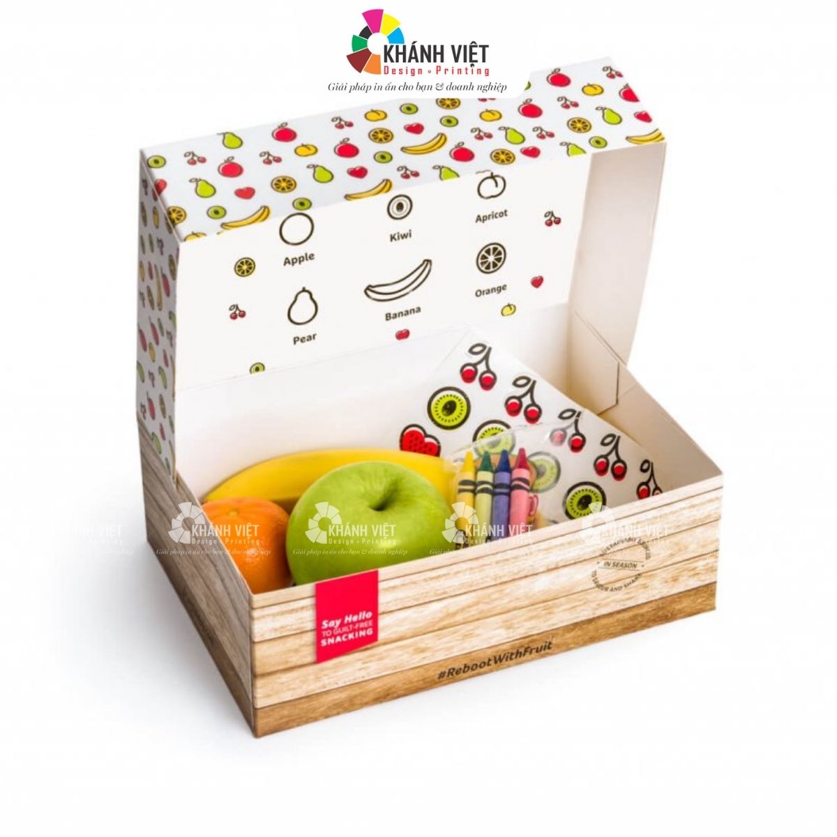 Lợi ích khi in hộp giấy đựng trái cây chất lượng để sử dụng