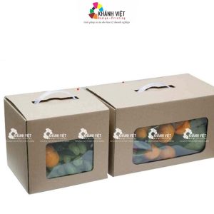 In hộp giấy đựng trái cây