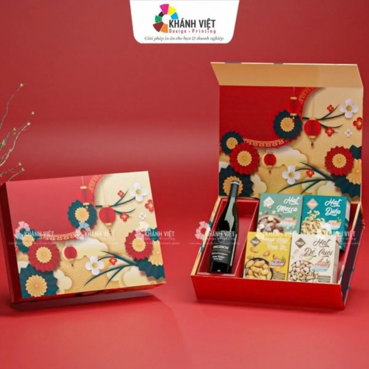 Mẫu hộp quà tết carton lạnh