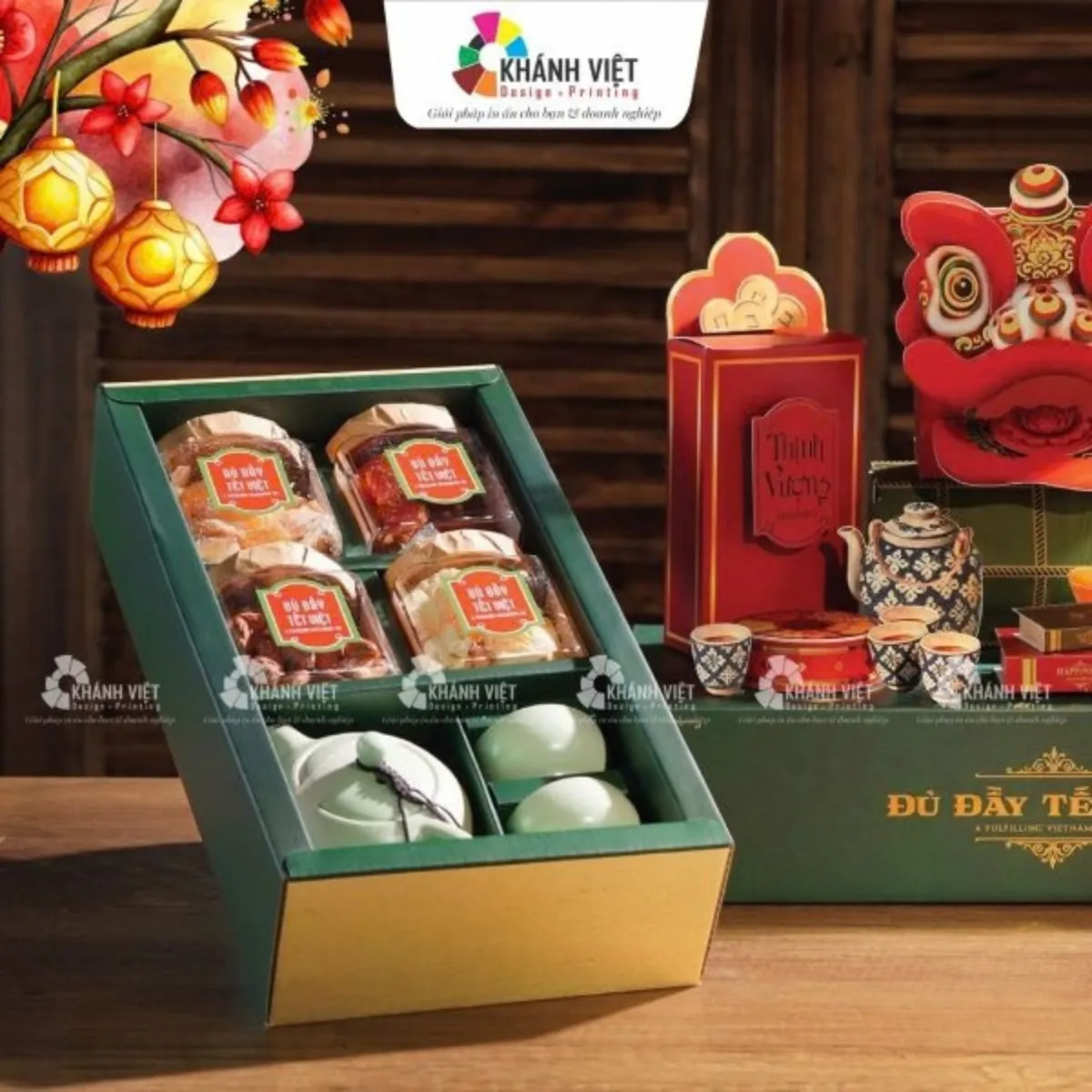 Quy trình in hộp quà tết in khánh việt