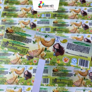 Decal dán rau câu có nhiều thông tin