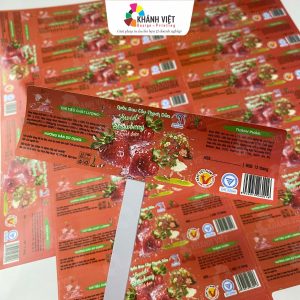 Decal tem nhãn rau câu bắt mắt