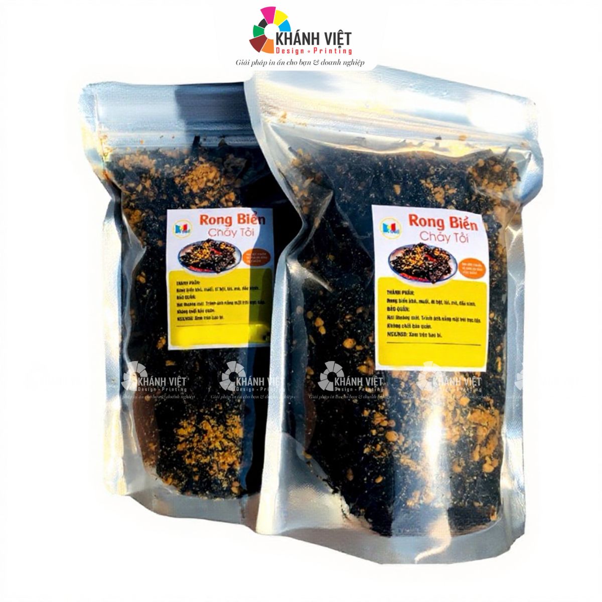 Mẫu tem nhãn rong biển đẹp, ấn tượng - M14