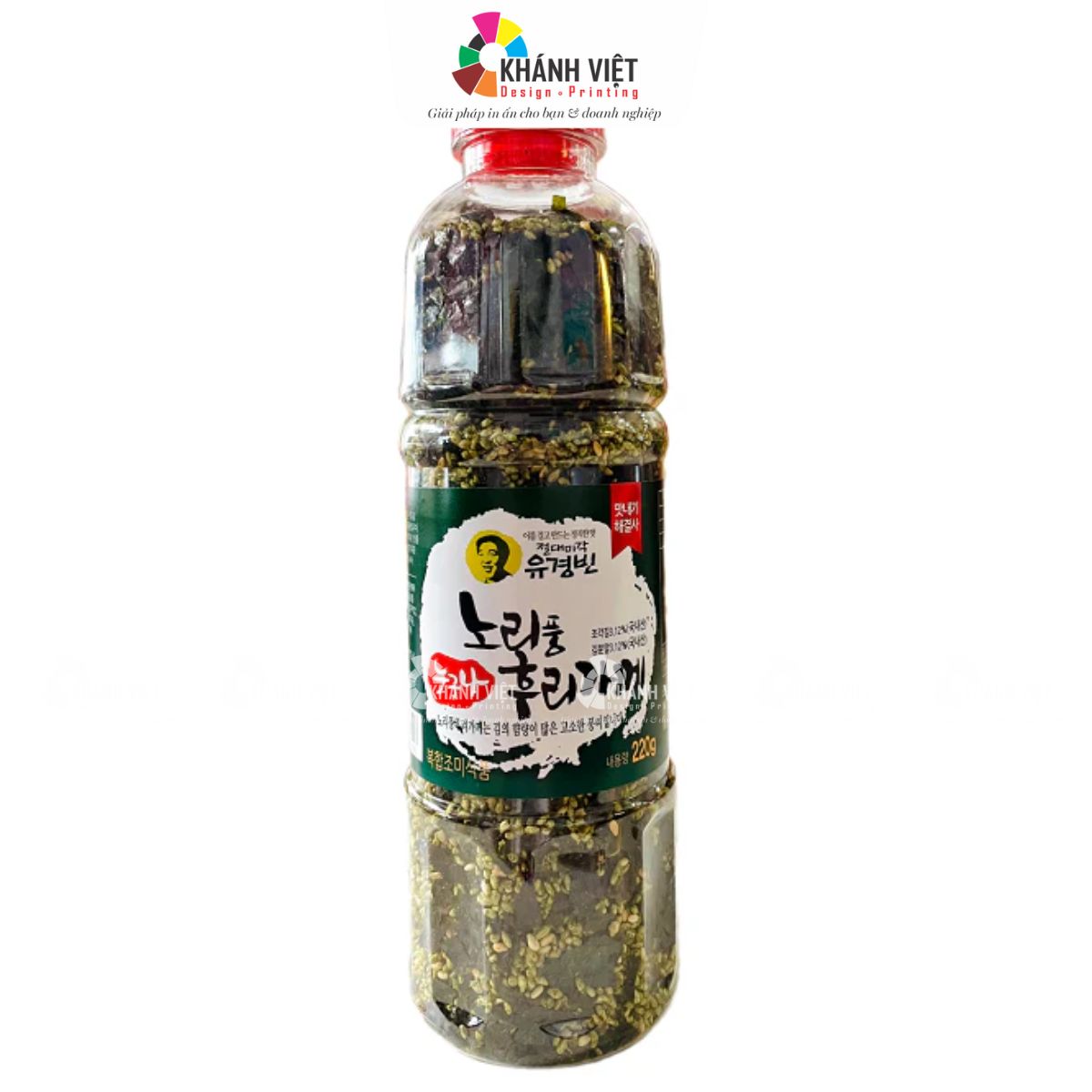 Mẫu tem nhãn rong biển đẹp, ấn tượng - M3