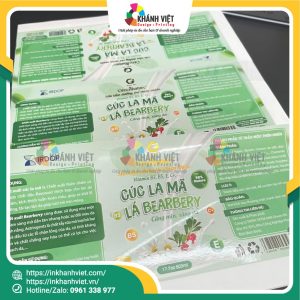 Tem nhãn đẹp dán chai sữa tắm ấn tượng - M2