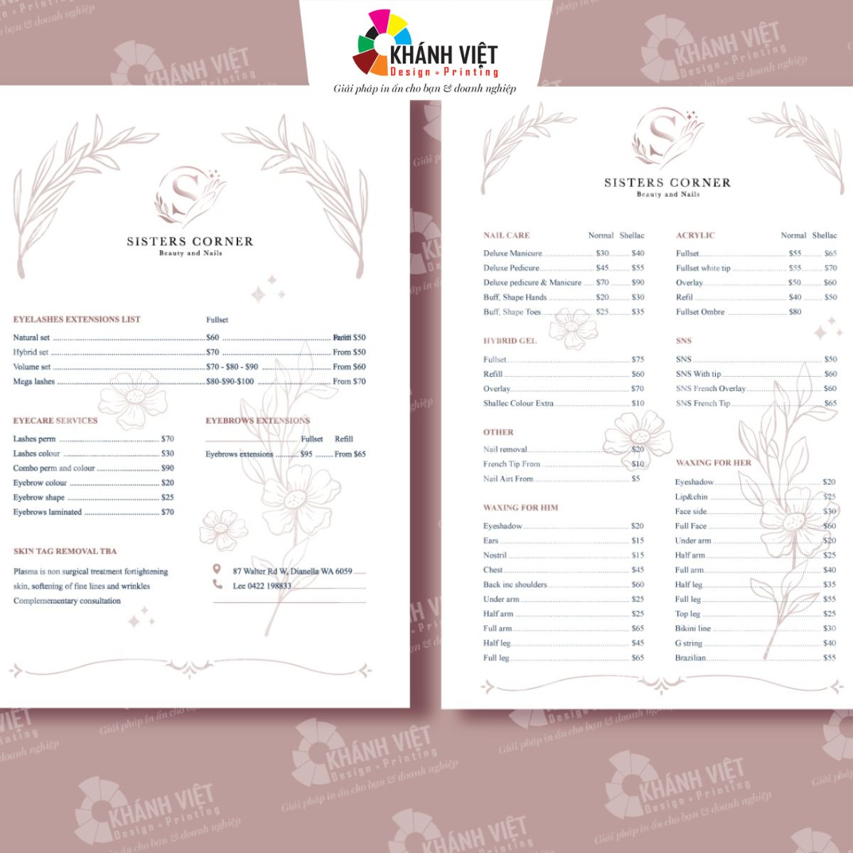 Mẫu voucher đẹp cho các tiệm spa, nails - 11