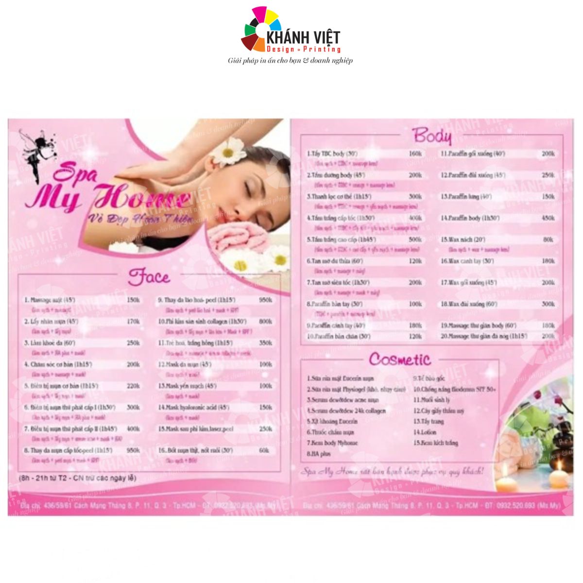 Mẫu voucher đẹp cho các tiệm spa, nails - 14