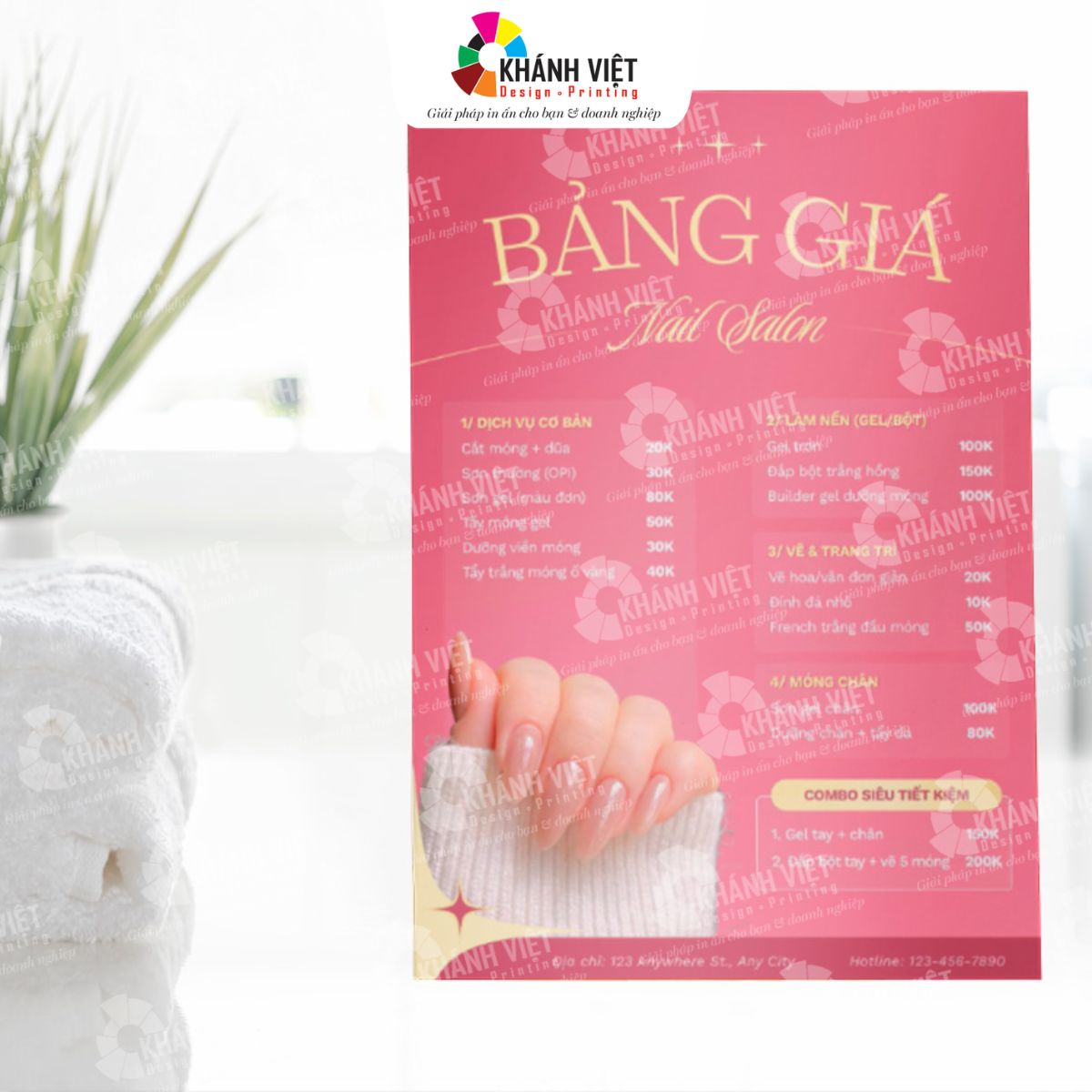 Mẫu voucher đẹp cho các tiệm spa, nails - 4