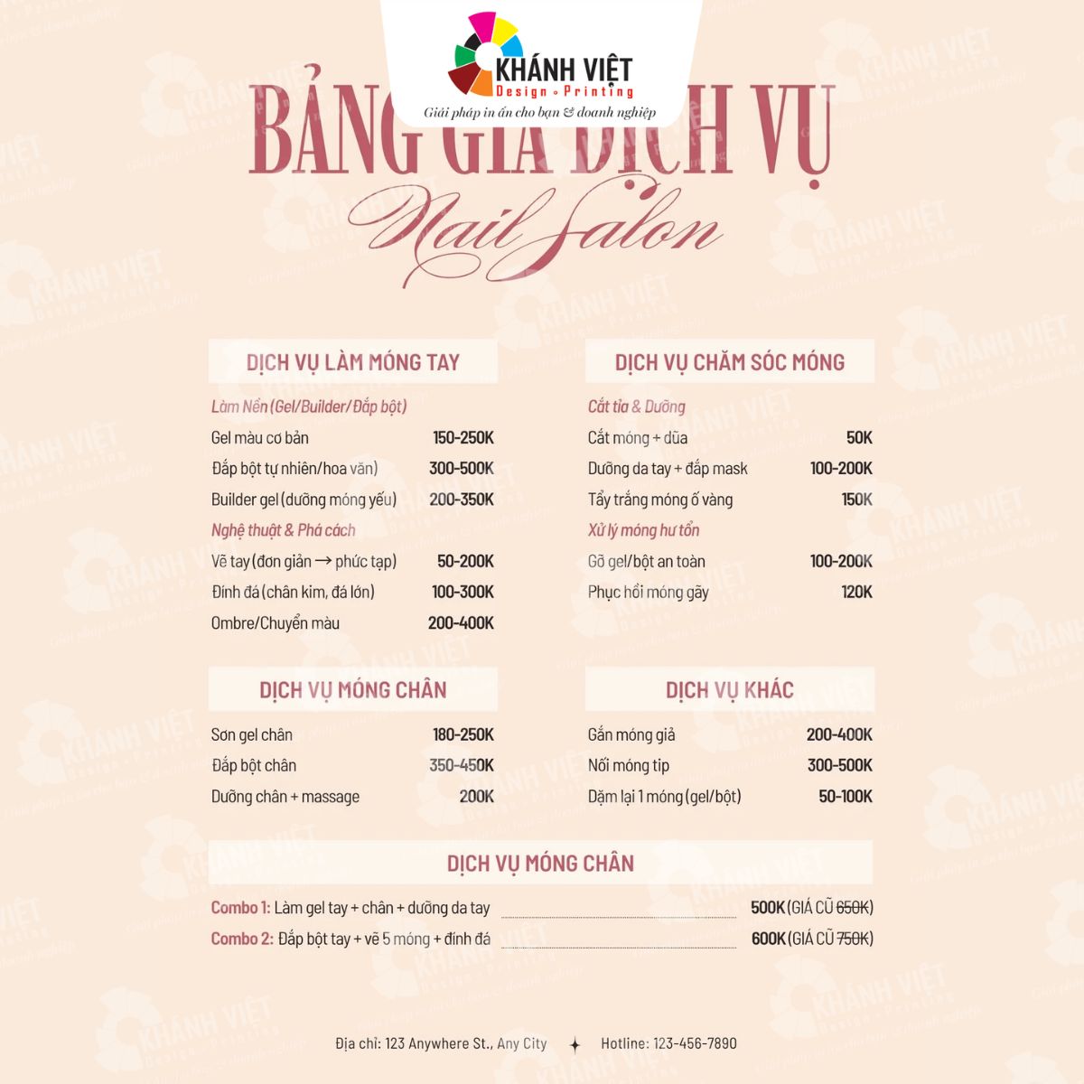 Mẫu voucher đẹp cho các tiệm spa, nails - 6