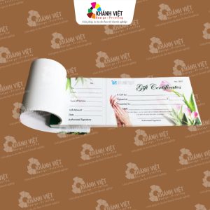 Mẫu voucher cuốn dạng xé đẹp mắt - 10