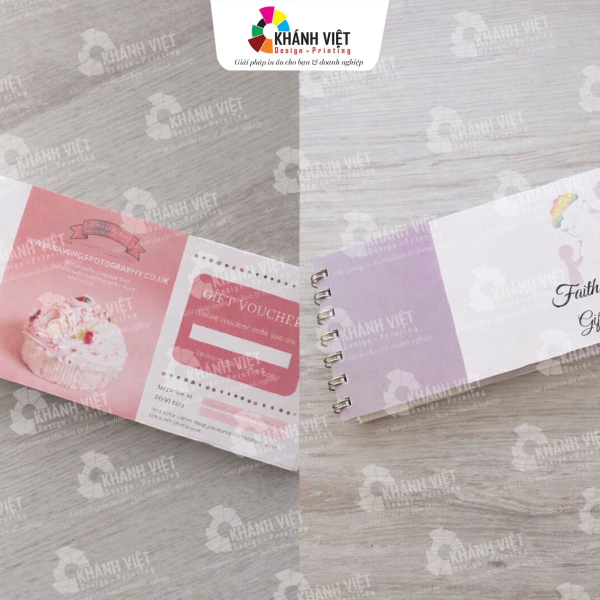 Mẫu voucher cuốn dạng xé đẹp mắt - 2