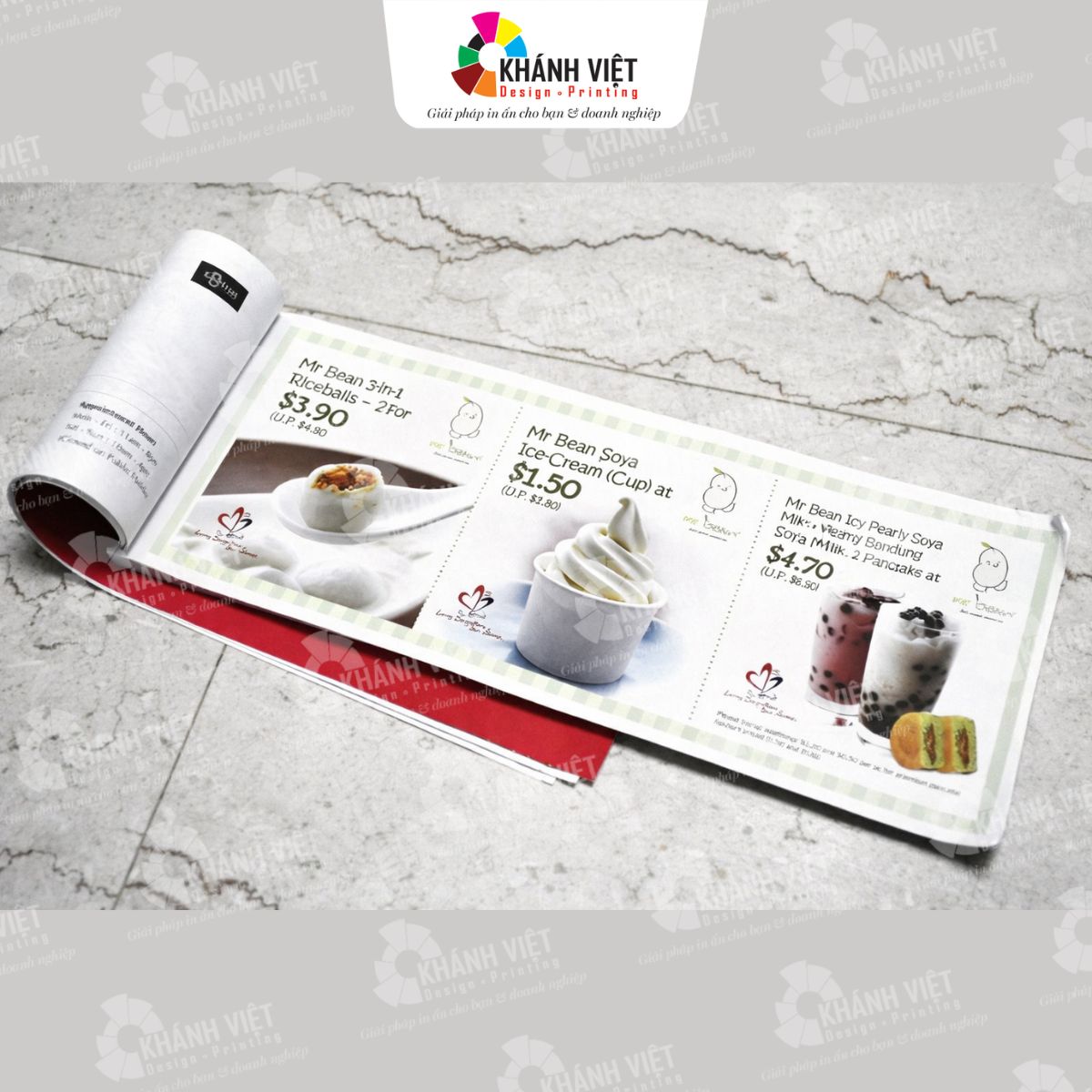 Mẫu voucher cuốn dạng xé đẹp mắt - 3