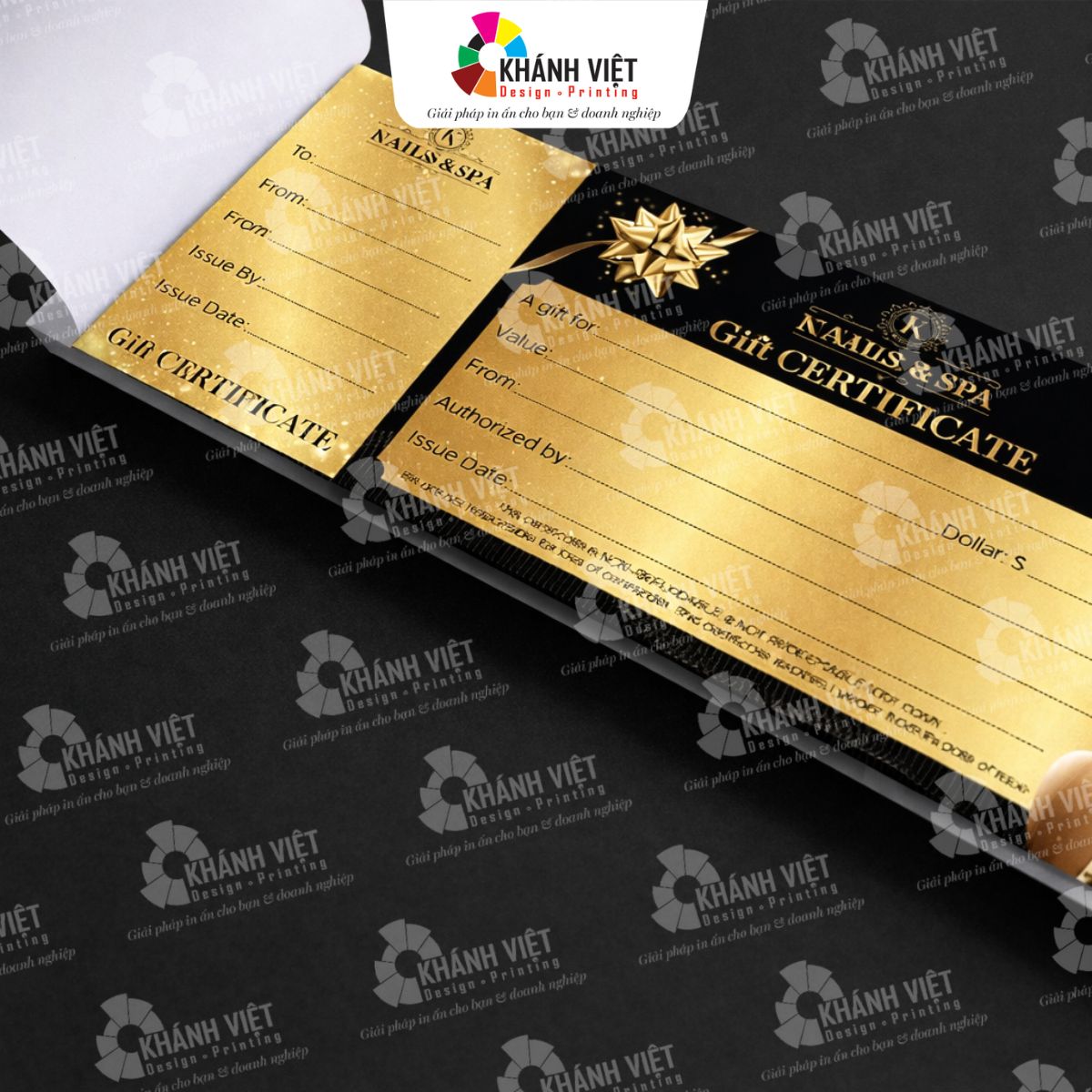 Mẫu voucher cuốn dạng xé đẹp mắt - 7